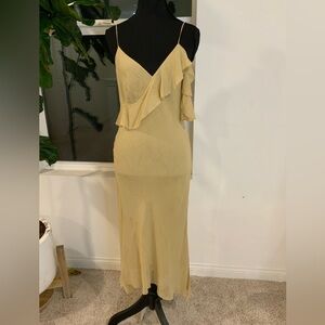 Max Studio Backless Silk Slip Dress